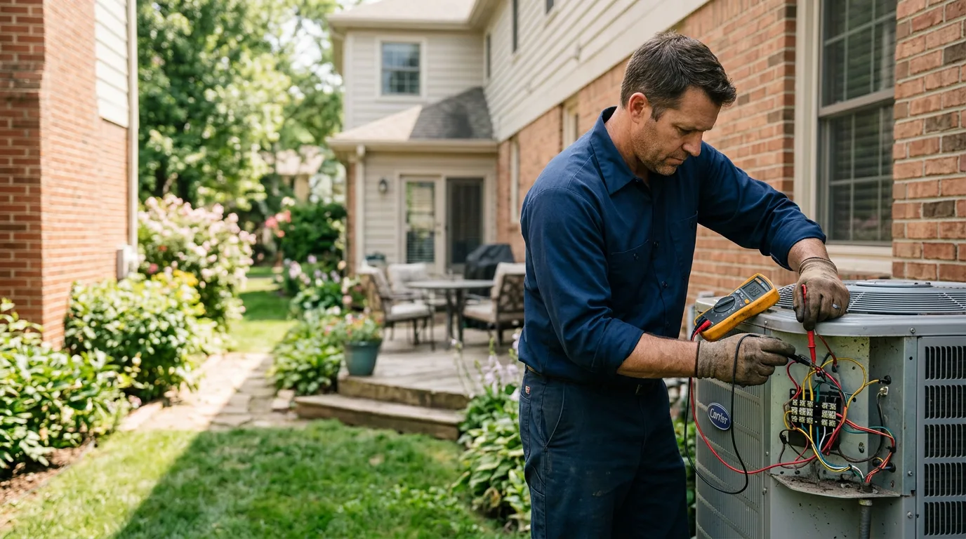 HVAC technician working near Lairdsville, PA